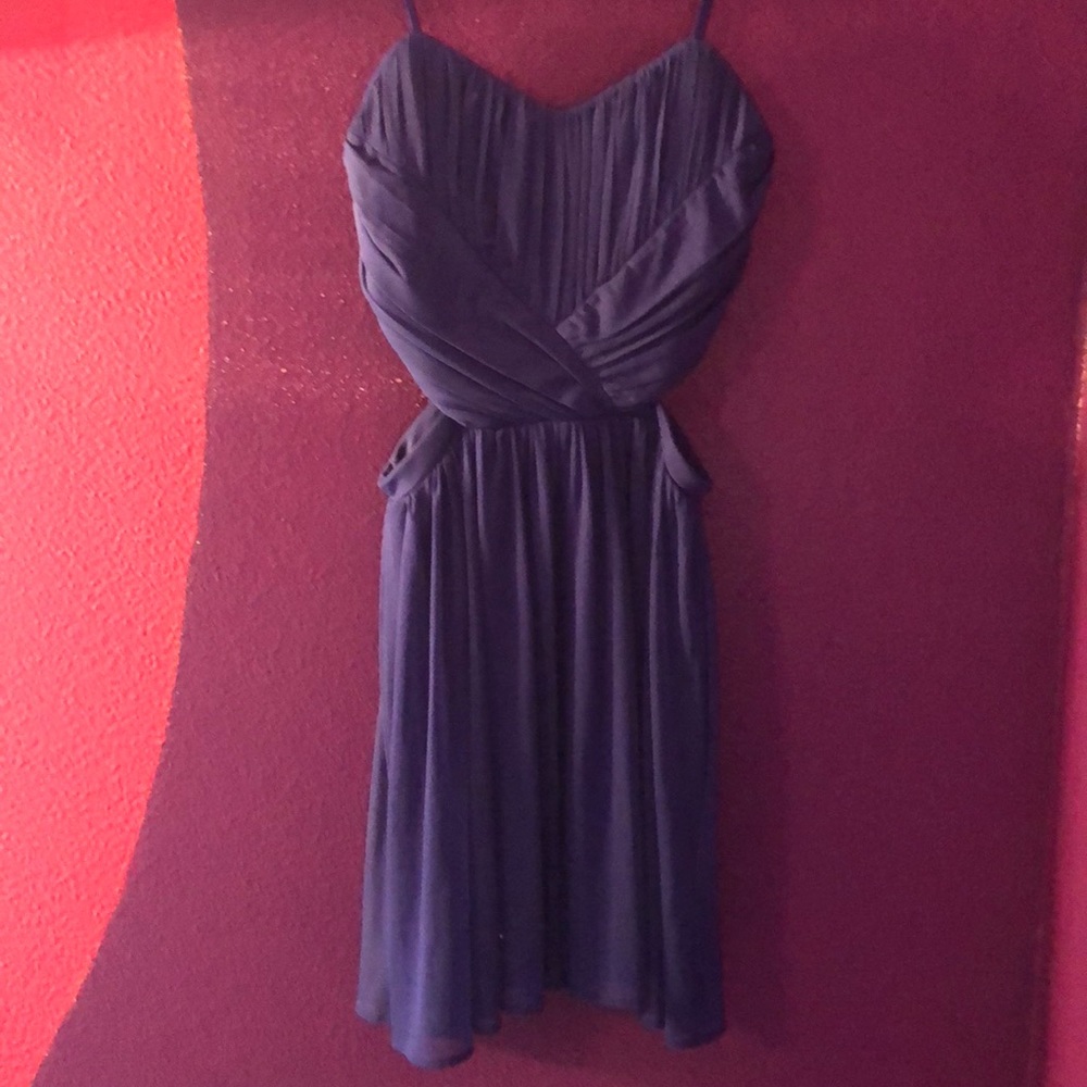 Dark blue dress
